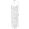 Uniquewise Modern Ribbed Trumpet Style Designed Table Vase for Entryway Dining or Living Room, Ceramic White QI004039 - alternate 6